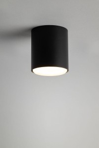 Tubo H9,5 lampa sufitowa 1xGX53 czarna 40840