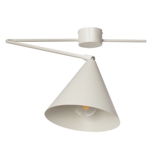 Galaxy lampa sufitowa 1xE27 szara/beż 40940