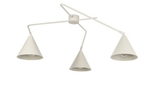 Galaxy lampa sufitowa 3xE27 szara 40942