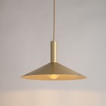 Capri D50 lampa wisząca 1xE27 złota 41006