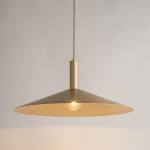 Capri D70 lampa wisząca 1xE27 złota 41007