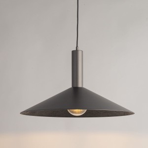Capri D50 lampa wisząca 1xE27 srebrna 41012