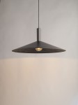 Capri D70 lampa wisząca 1xE27 srebrna 41013