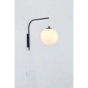 Dione kinkiet 1xE14 czarny/biały 108420