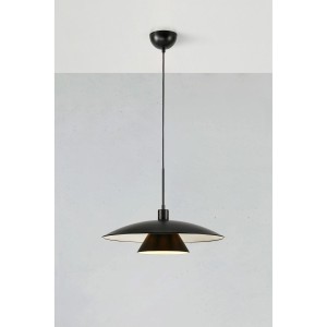 Millinge lampa wisząca 1xE27 czarna 108431