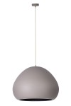 Lava D52 lampa wisząca 1xE27 taupe/czarna 41081