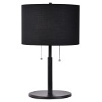 Fogo lampa stołowa 2xE27 czarna LP-0304/2T BK
