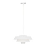 Brisbin lampa wisząca 1xE27 biała FE-BRISBIN-MW