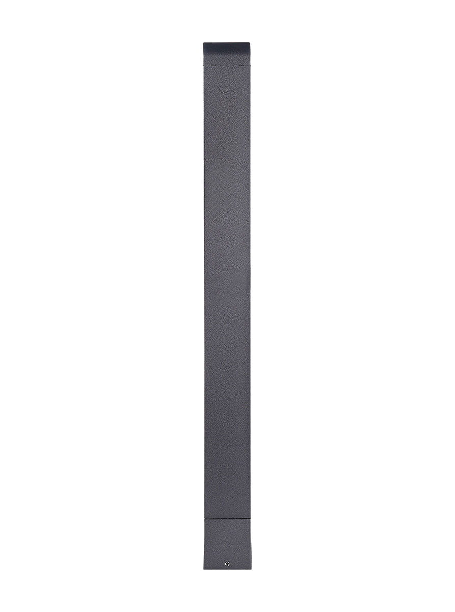 Lampa stojąca ogrodowa Rio LED H60 w kolorze antracytowym, prostokątna, matowa powierzchnia, stojąca w pionie. Widoczna dolna część z podstawą, brak dodatkowych elementów dekoracyjnych.