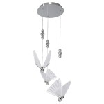 Mariposa lampa wisząca 3xLED/24W chrom LP-1715/3P CH