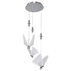 Mariposa lampa wisząca 3xLED/24W chrom LP-1715/3P CH