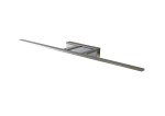 Kinkiet łazienkowy LED Elgidia IP44 w kolorze chromu. Prosta, prostokątna forma z montażem na ścianie. Długa, wąska lampa o wymiarach 96 cm i mocy 35W, idealna do oświetlenia lustra. Świeci w neutralnym, białym świetle.