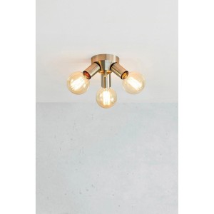 Mazzo lampa sufitowa 3xE27 nikiel satyna 108551