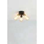 Mazzo lampa sufitowa 5xE27 czarna 108552