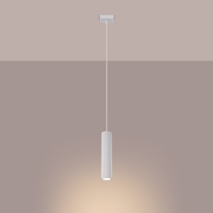 Karbon 1 lampa wisząca 1xGU10 biała SL.1535