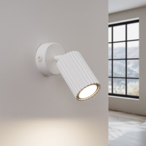 Karbon kinkiet z włącznikiem 1xGU10 biały SL.1541