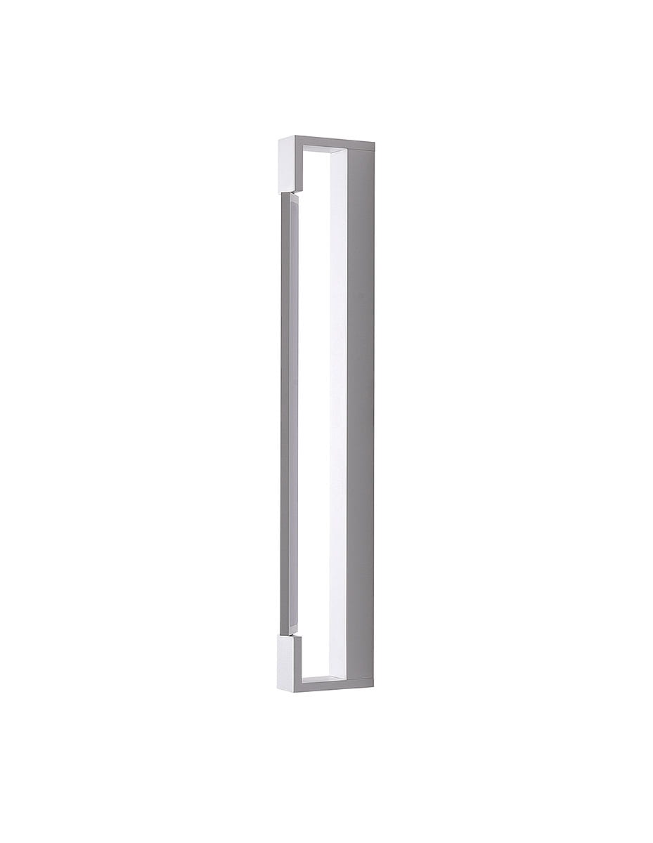 Kinkiet łazienkowy LED Flexia IP44 w kolorze białym, prostokątny, wąski, o wymiarach L60 cm i mocy 18W. Wykonany z metalu i tworzywa, montowany na ścianie, z minimalistycznym designem. Idealny do oświetlenia wnętrz łazienkowych.