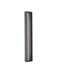 Kinkiet łazienkowy LED Flexia IP44 o wymiarach 60 cm i mocy 18 W, w kolorze czarnym. Prostokątny kształt z matowym wykończeniem, montowany pionowo. Światło emitowane z jednej strony dla równomiernego oświetlenia przestrzeni.