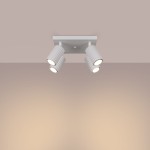 Karbon lampa sufitowa (spot) 4xGU10 biała SL.1545