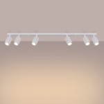 Karbon  lampa sufitowa (spot) 6xGU10 biała SL.1547