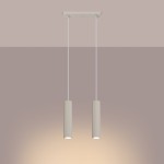 Karbon 2 lampa wisząca 2xGU10 beżowa SL.1593