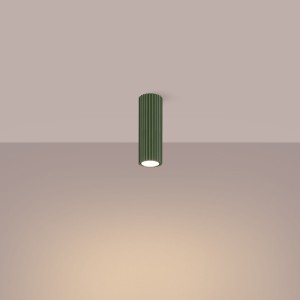 Karbon 20 lampa sufitowa 1xGU10 oliwka SL.1607