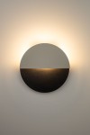 Luna D26 kinkiet 1xLED/7W czarny/szary beż 40859
