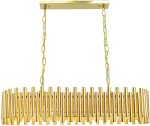 Narni lampa wisząca 8xE27 złota 6235/8 TR