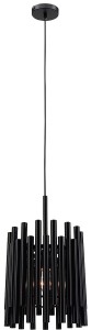 Narni lampa wisząca 1xE27 czarna 6235/1P BL
