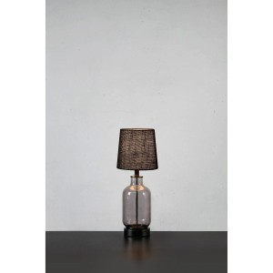 Costero lampa stołowa 1xE14 dymny/czarny 108695
