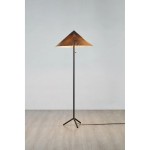 Plisado lampa podłogowa 2xE27 czarna/szara 108761