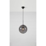Fengari lampa wisząca 1xE14 czarna/dymiona 108762