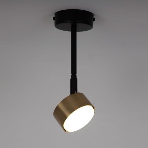 Nemo H24 lampa wisząca 1xGX53 czarna/złoty 41085