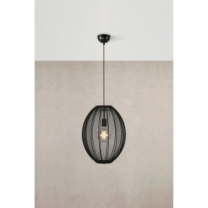 Florence D40 lampa wisząca 1xE27 czarna 108795