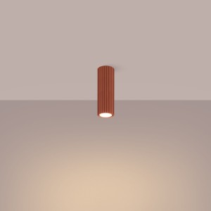 Karbon 20 lampa sufitowa 1xGU10 ochra czerwona SL.1626