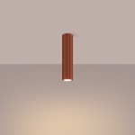 Karbon 30 lampa sufitowa 1xGU10 ochra czerwona SL.1627