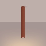 Karbon 60 lampa sufitowa 1xGU10 ochra czerwona SL.1629