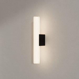 Linea H45 kinkiet 1xLED/8W/IP44 czarny LP-0510/1W-45 BK