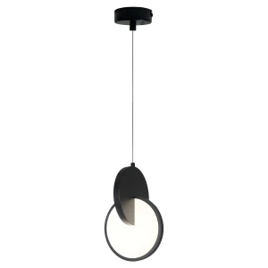 Circlo lampa wisząca 1xLED/8W czarna LP-1311/1P BK