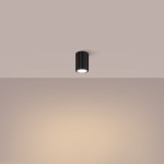 Karbon 10 lampa sufitowa 1xGU10 czarny SL.1568