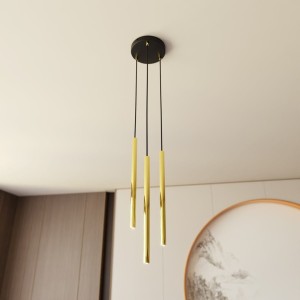 Selter Premium lampa wisząca 3xG9 czarna/złota 1332/3PREM