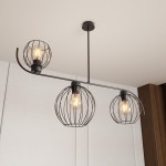 Echo lampa sufitowa 3xE27 czarna 1385/3