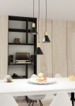 Rosa lampa wisząca 3xE27 czarna/złota 1388/3PREM