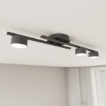 Fragment lampa sufitowa 3xGX53 czarna 1417/3