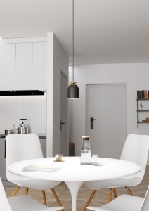 Target lampa wisząca 1xE27 czarna/złota 1400/1