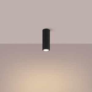 Karbon 20 lampa sufitowa 1xGU10 czarny SL.1569