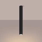 Karbon 60 lampa sufitowa 1xGU10 czarny SL.1572