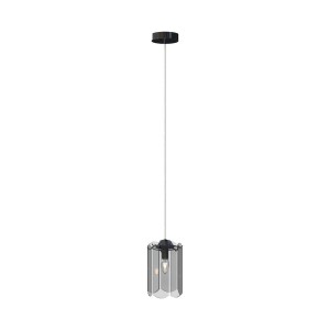 Nira lampa wisząca 1xE14 czarny chrom MD3523-1-EBCN