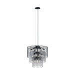Nira lampa wisząca 14xE14 czarny chrom MD3523-14L-EBCN