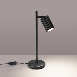 Karbon lampka stołowa1xGU10 czarna SL.1586
